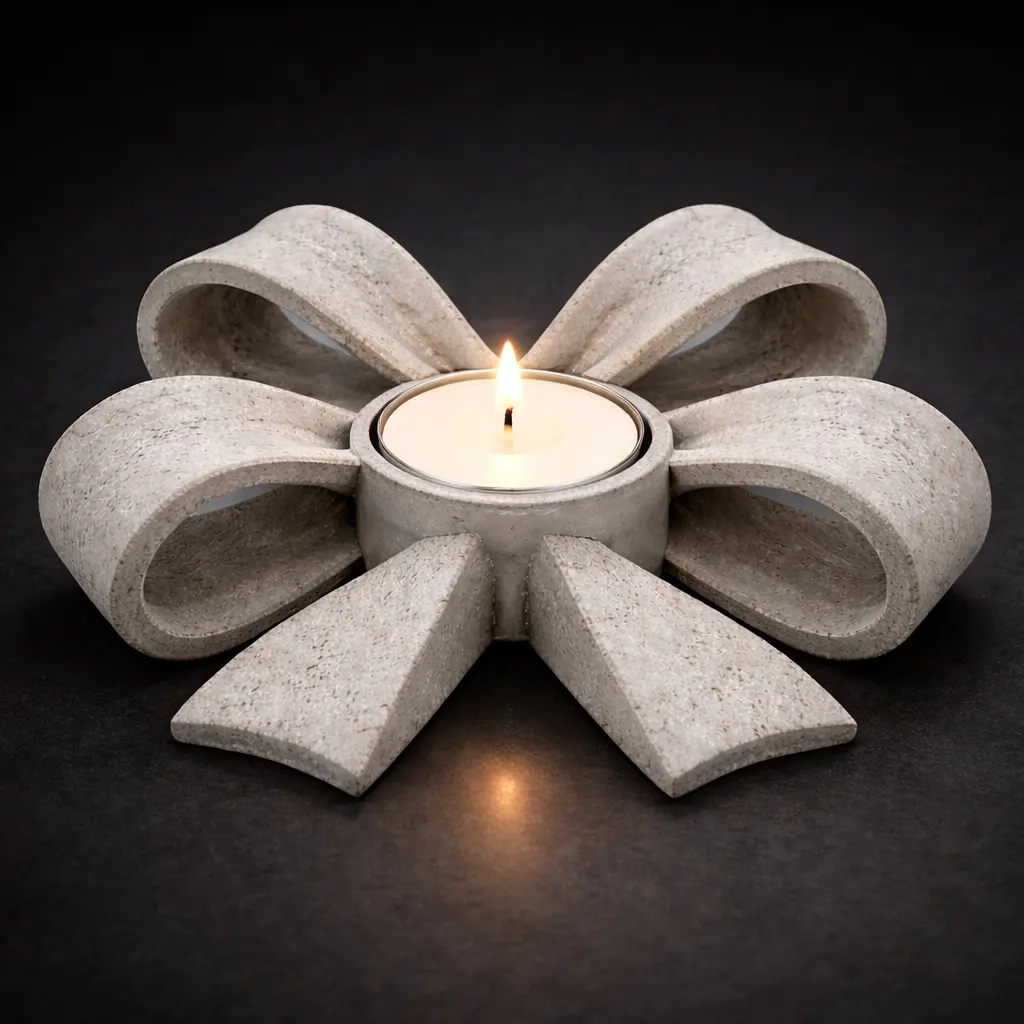 Podarunek Światła — betonowy świecznik dekoracyjny