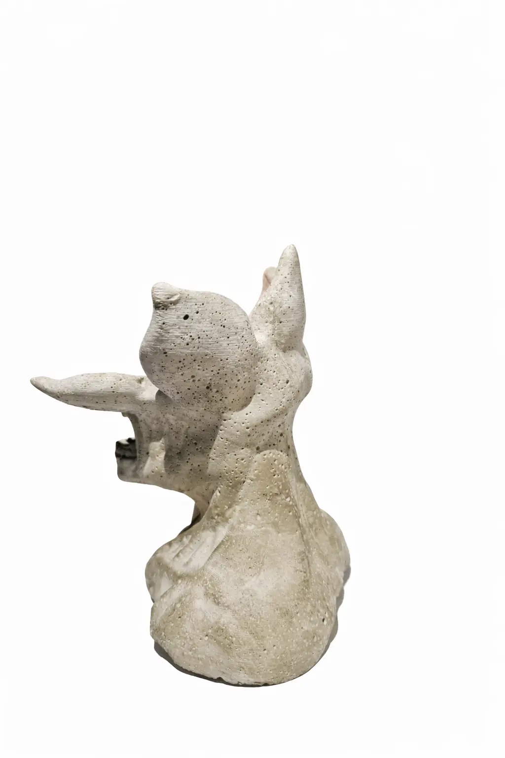 Przebudzenie Fantasy — detal świecznika z betonu 3