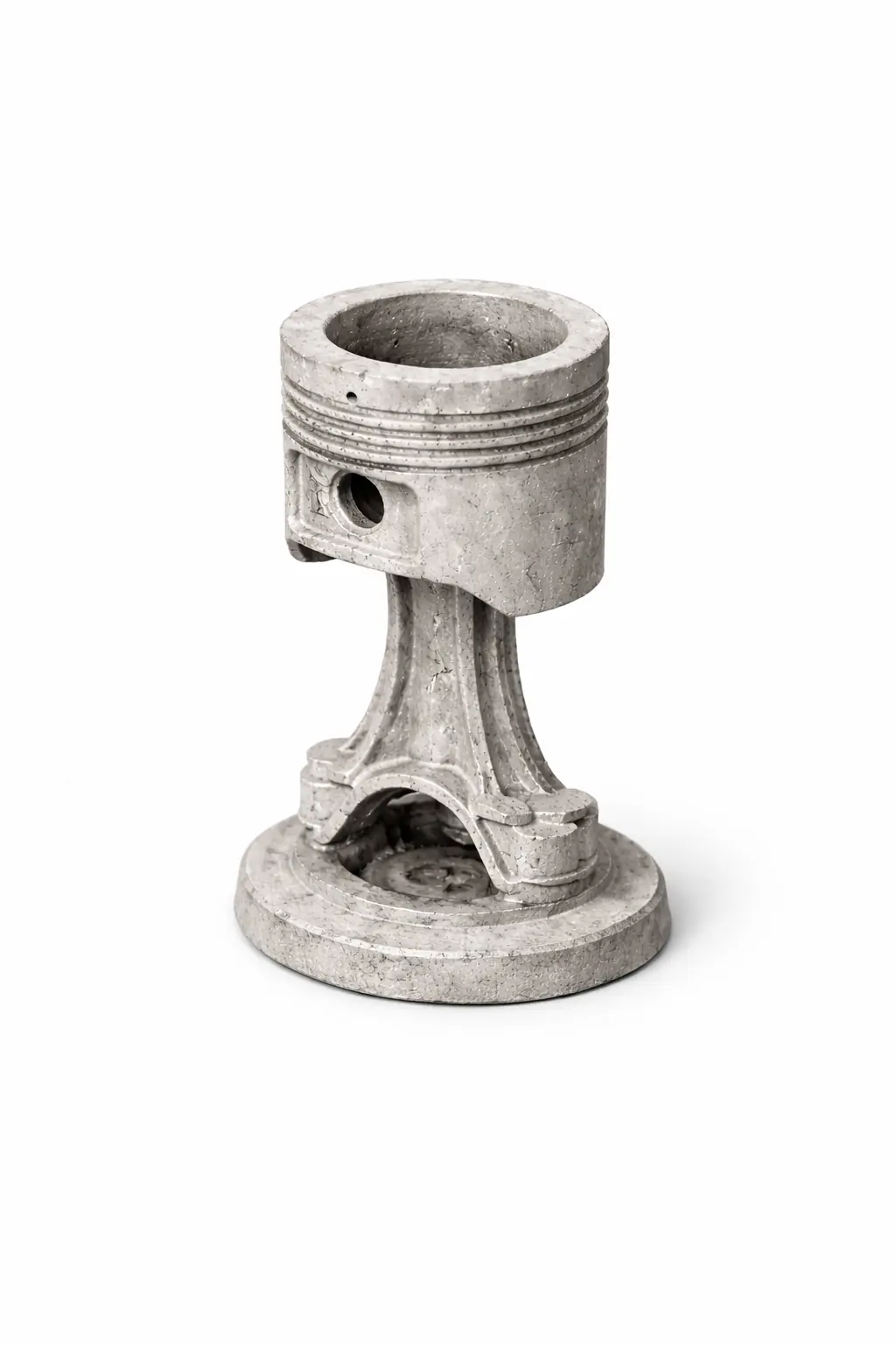 Tłok Silnikowy — detal industrialnego świecznika 1