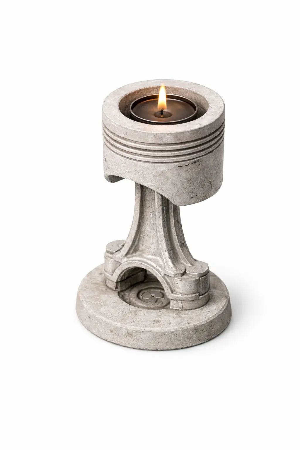 Tłok Silnikowy — detal industrialnego świecznika 4